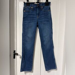 Madewell Mid-Rise Stovepipe medium wash Jean size 24